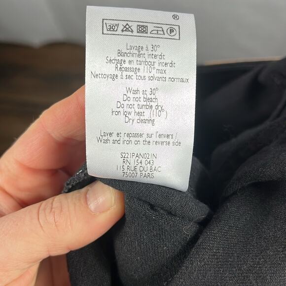 NWT‎ Sezane Le Slim Parfait Black Noir Jean. - Picture 9 of 9